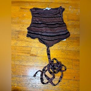 Urban Outfitters tied crop top